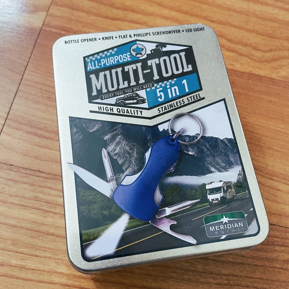 FIRM. 2 Stocking Stuffers! Meridian Stainless Steel All Purpose Multi-Tool Kits! - Picture 2 of 7